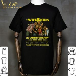 My Wife & Kids 20th Anniversary 2001-2021 Signatures shirt 1