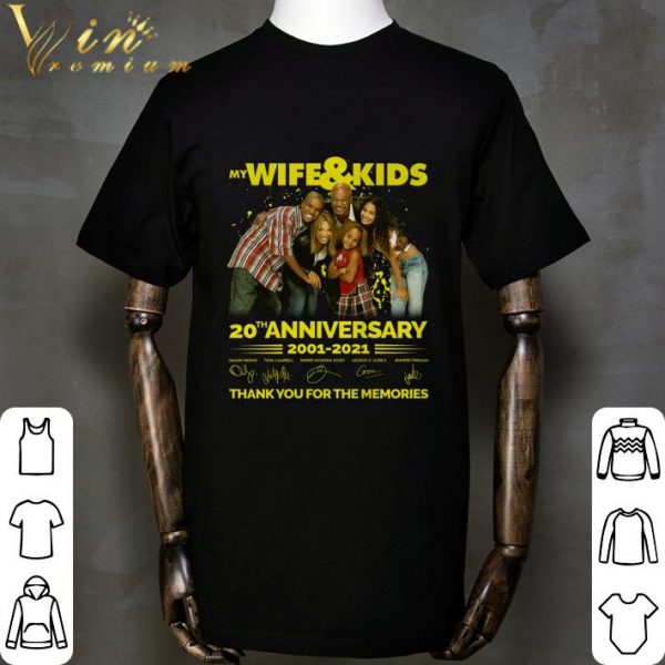 My Wife & Kids 20th Anniversary 2001-2021 Signatures shirt