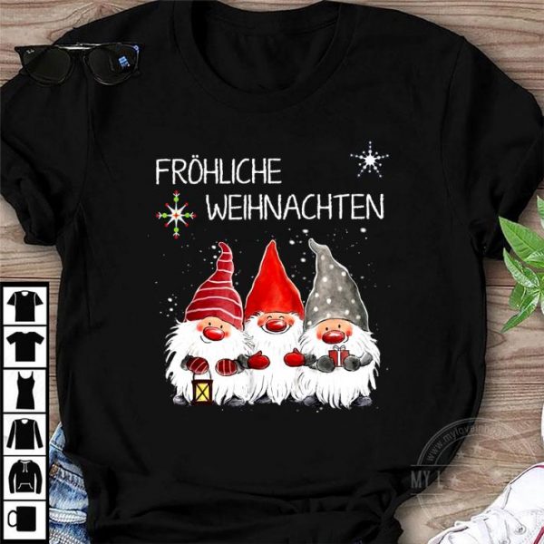 Awesome Frohliche Weihnachten shirt