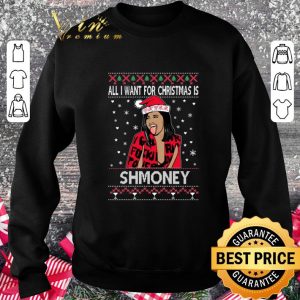 Hot Cardi B All I Want For Christmas Is Shmoney Ugly Christmas shirt 2