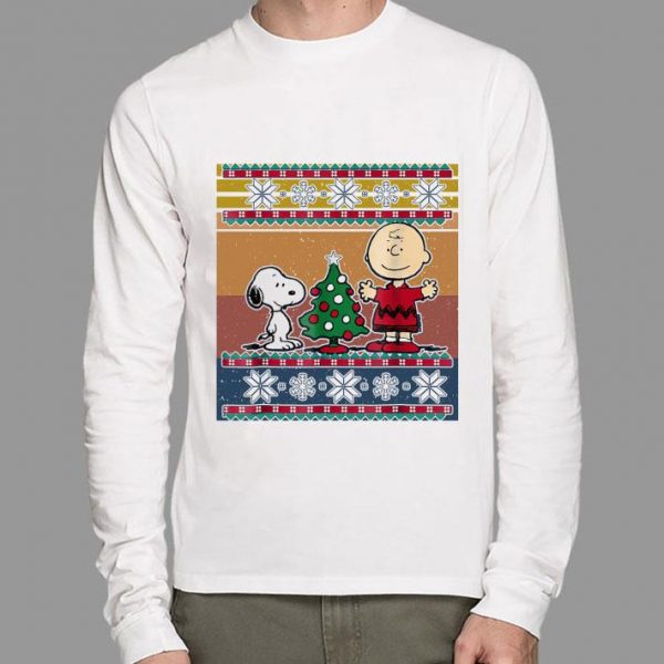 Snoopy and Charlie Brown vintage ugly shirt