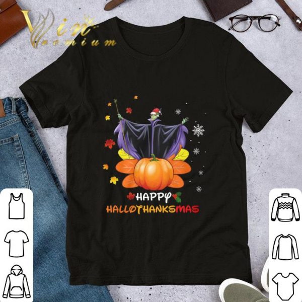 Awesome Santa Maleficent Happy Hallothanksmas shirt