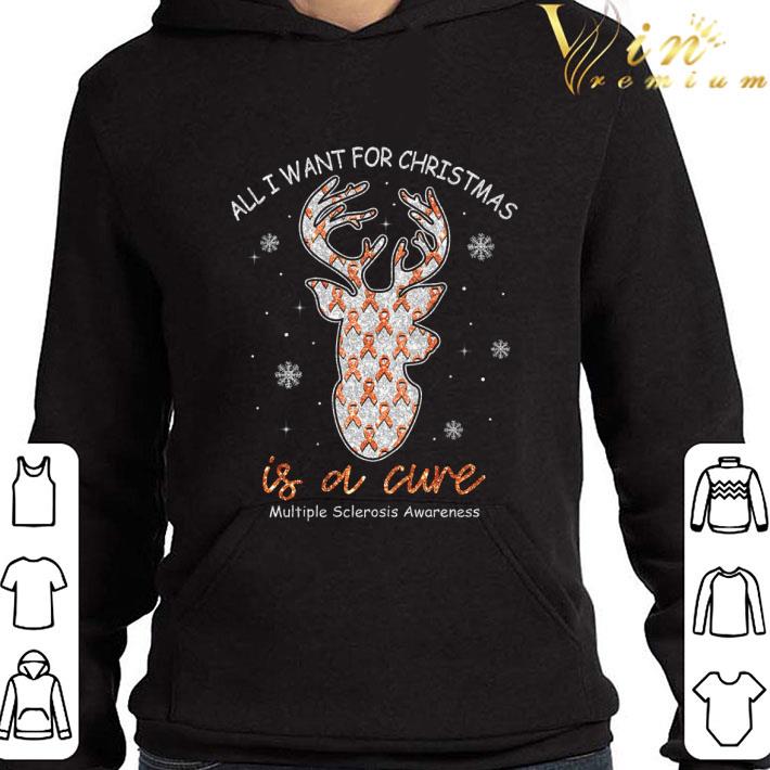 All I Want For Christmas is a cure Multiple Sclerosis Awareness shirt beb9c822 all i want for christmas is a cure multiple sclerosis awareness shirt 4 - All I Want For Christmas is a cure Multiple Sclerosis Awareness shirt