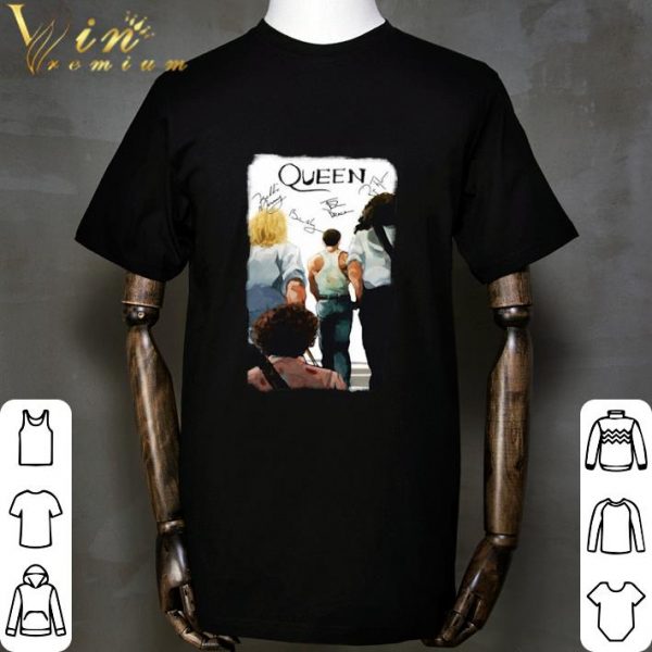 Queen Rock Band Signatures shirt