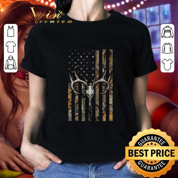 Hot American Flag Hunting Deer shirt