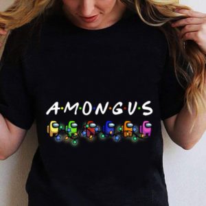 Awesome Friends TV Show Among Us Christmas light shirt 1