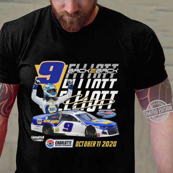 Awesome 9 Chase Elliott Back 2 Back October 11 2020 shirt