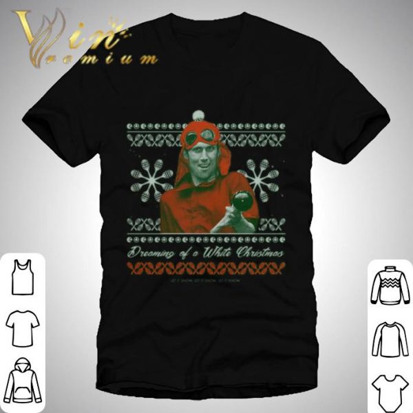 Novak Djokovic Dreaming of a White Christmas let it snow ugly shirt