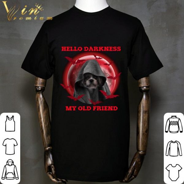 Death Shih Tzu Hello Darkness shirt