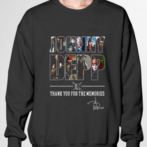 Awesome 2020 Johnny Depp Signature Thank You For The Memories shirt 2