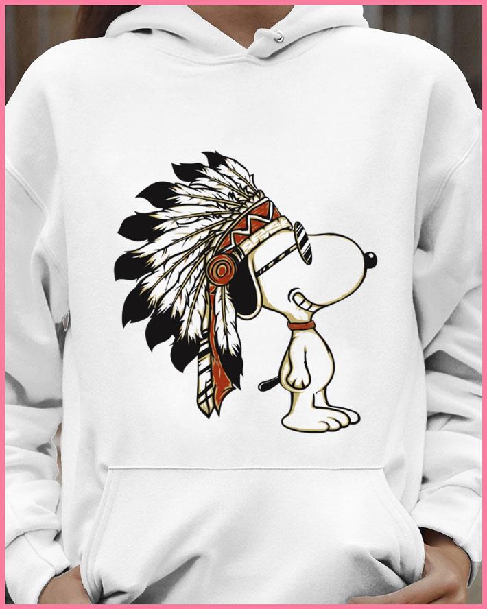 dae146c5 funny snoopy native american shirt 4 - Funny Snoopy Native American shirt