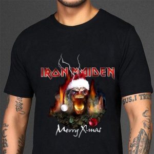 Awesome Mascot Iron Maiden Merry X-mas shirt 2 Awesome Mascot Iron Maiden Merry X-mas shirt 2
