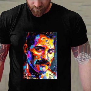 Awesome Freddie Mercury Art Signature shirt 2