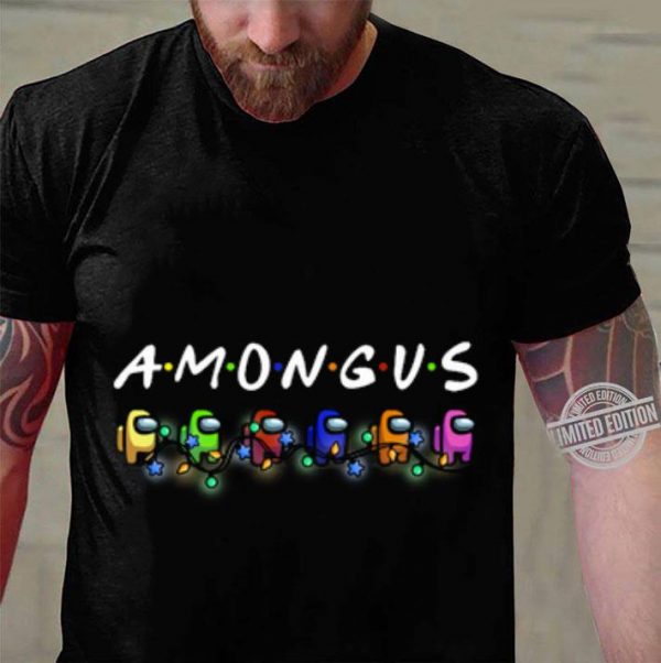 Awesome Friends TV Show Among Us Christmas light shirt