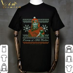 Novak Djokovic Dreaming of a White Christmas let it snow ugly shirt 1