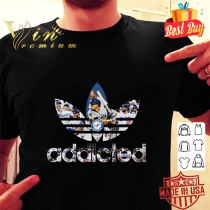 Awesome Adidas addicted Los Angeles Dodgers shirt 1