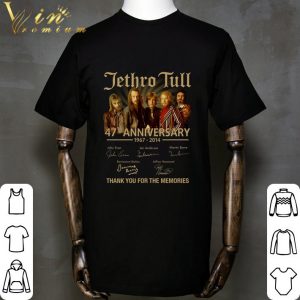 Thank You Jethro Tull 47th Anniversary 1967-2014 Signatures shirt 1