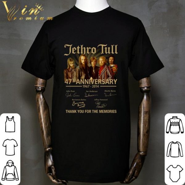 Thank You Jethro Tull 47th Anniversary 1967-2014 Signatures shirt