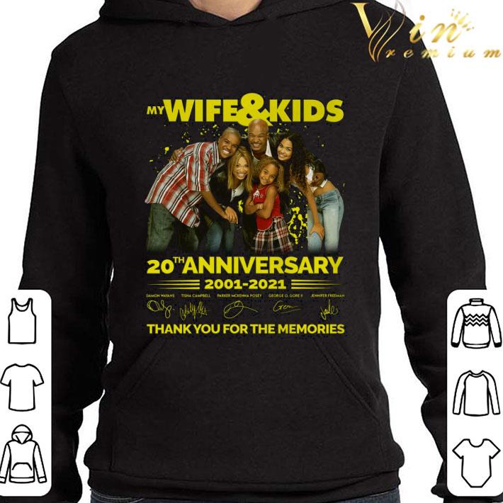 f8f3d057 my wife kids 20th anniversary 2001 2021 signatures shirt 4 - My Wife & Kids 20th Anniversary 2001-2021 Signatures shirt