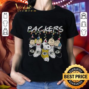 Hot Green Bay Packers Friends Snoopy Characters Christmas shirt 1