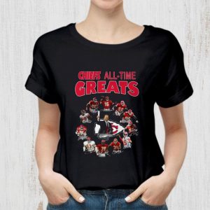 Premium Kansas City Chiefs All Time Greats Signatures and coach shirt 1