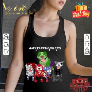 Hot Marvel American Staffy Amstaffvengers Avengers shirt 2