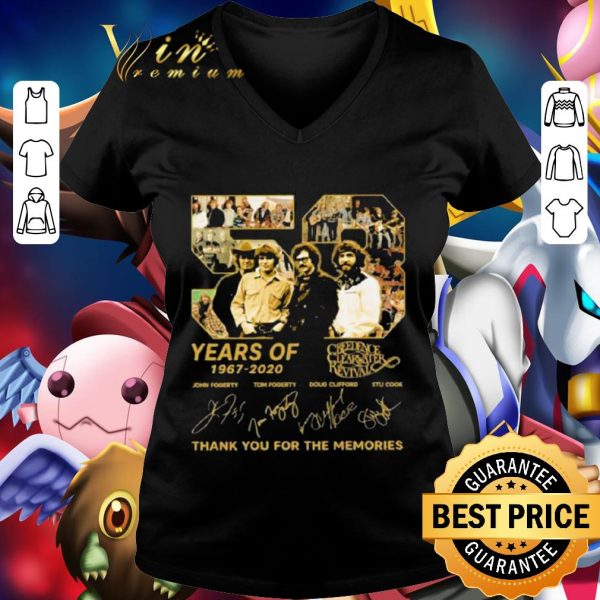Best 53 Years Of 1967-2020 Creedence Clearwater Revival Signatures shirt