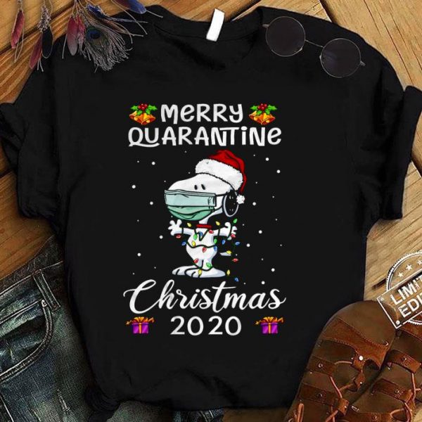 Premium Coronavirus Snoopy Merry Quarantine Christmas 2020 shirt