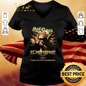 Premium Thank You Bob Seger 51st Anniversary 1970-2021 Signature The Silver Bullet Band shirt 2