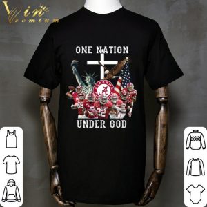 Statue of Liberty One Nation Under God Alabama Crimson Tide Signatures shirt 1