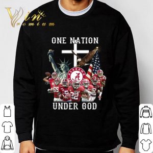 Statue of Liberty One Nation Under God Alabama Crimson Tide Signatures shirt 2