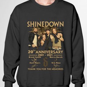 Premium Shinedown Band Rock 20th Anniversary 2001-2021 Signatures shirt 2