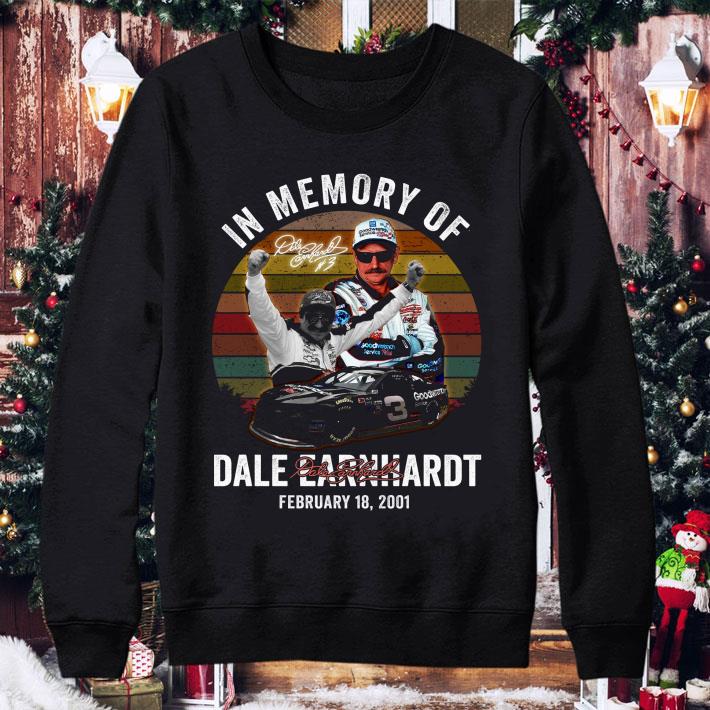 1088efda premium in memory of dale earnhardt february 18 2001 signatures sunset shirt 4 - Premium In Memory Of Dale Earnhardt February 18 2001 Signatures Sunset shirt