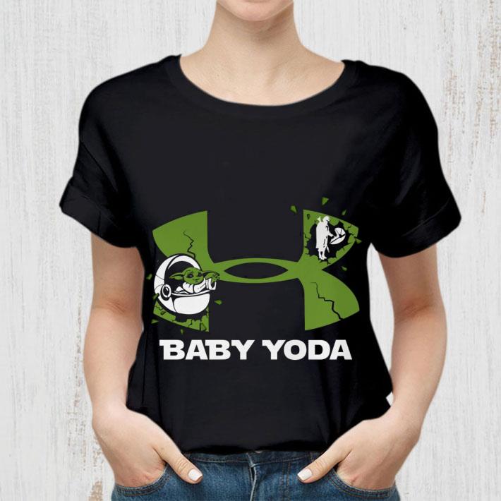 Hot Star Wars Baby Yoda Under Armour shirt Hot Star Wars Baby Yoda Under Armour shirt