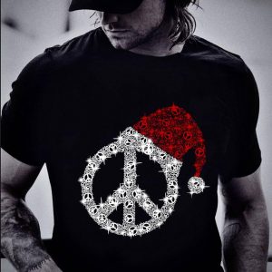 Best Hippie Peace Sign Merry Christmas shirt 1
