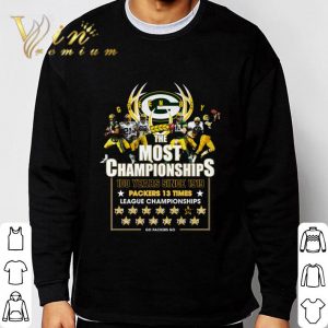 Green Bay Packers The Most Championships 100 Years Since 1919 13 Times League Championships shirt 2