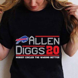 Premium Buffalo Bills Allen Diggs 2020 nobody circles the wagons better shirt 1