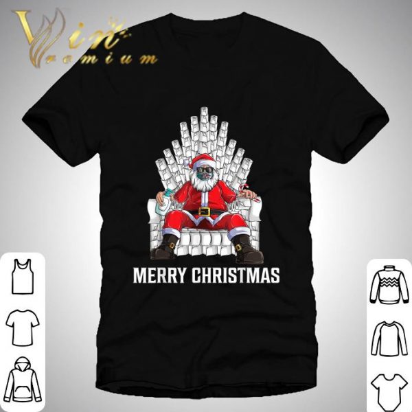 Christmas 2020 Santa Mask Toilet Paper Throne GOT Coronavirus shirt
