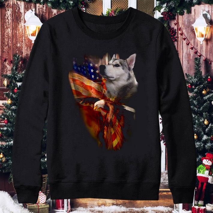2d151b53 alaskan malamute american flag wings shirt 4 - Alaskan Malamute American Flag Wings shirt