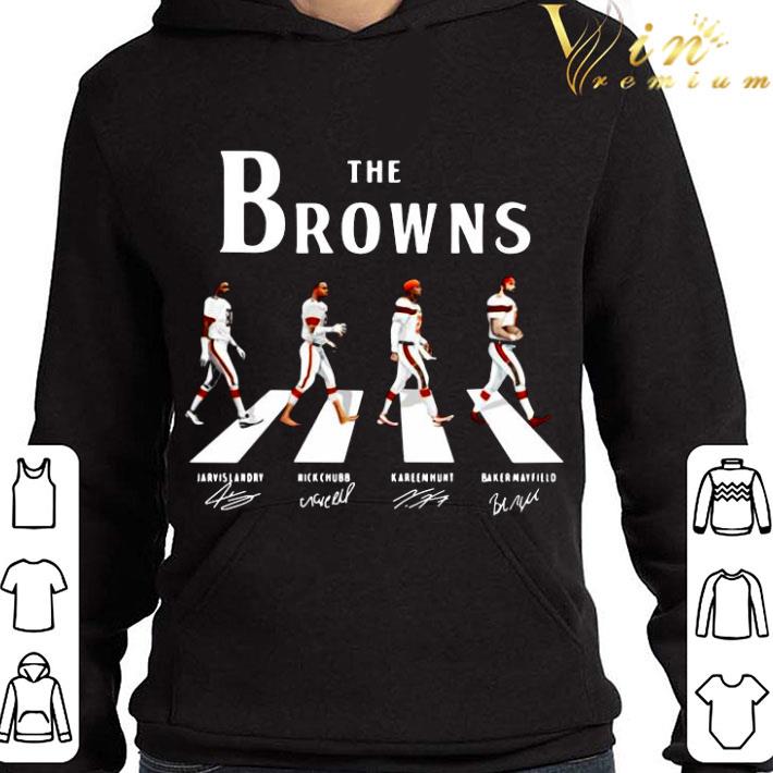2f53806c the cleveland browns abbey road signatures jarvis landry shirt 4 - The Cleveland Browns Abbey Road signatures Jarvis Landry shirt