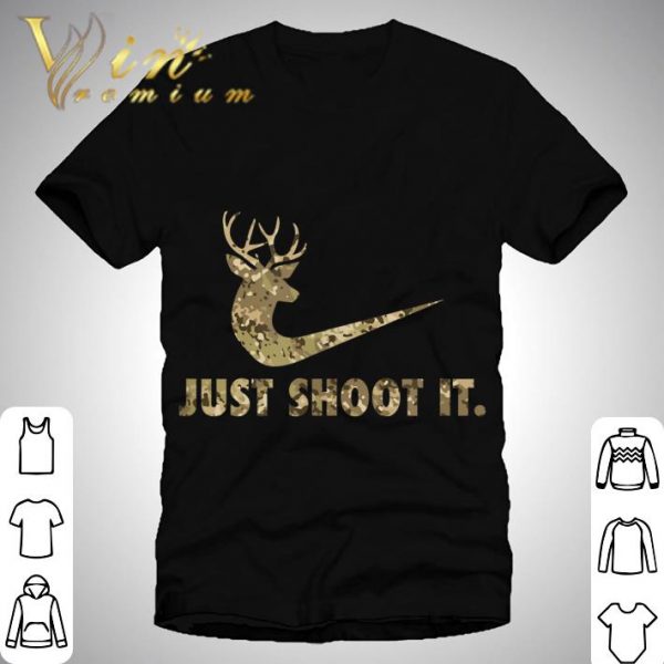 Official Just Shoot It Nike Deer Hunting Camouflage shirt