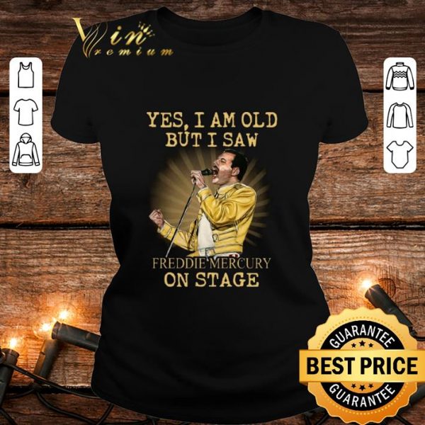 Yes i am old but i saw Freddie Mercury on stage shirt
