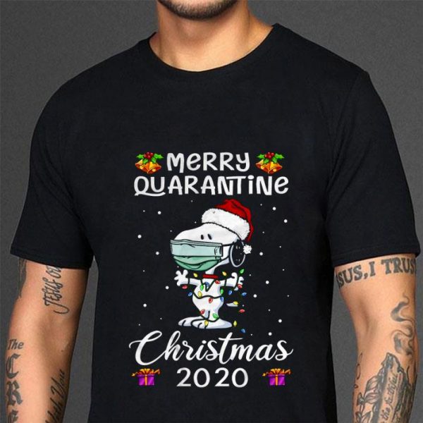Premium Coronavirus Snoopy Merry Quarantine Christmas 2020 shirt
