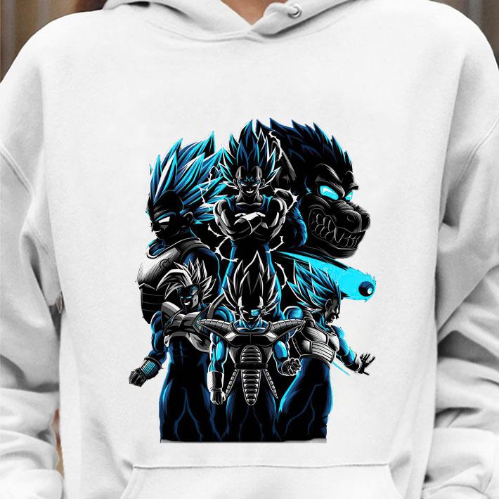 389182a8 official all super saiyan states of prince vegeta dragon ball shirt 4 - Official All Super Saiyan States Of Prince Vegeta Dragon Ball shirt