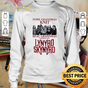 Hot Some Grandmas Knit Real Grandmas Listen To Lynyrd Skynyrd Plaid shirt 2