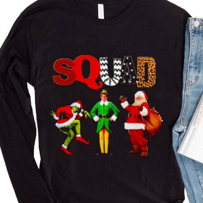 44391e1f squad grinch elf and santa claus christmas shirt 4 - Squad Grinch Elf and Santa Claus Christmas shirt