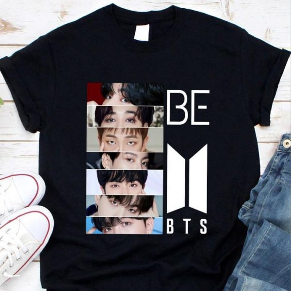 Official BTS Album Idols Souvenir Bangtan Boys Eyes Black shirt