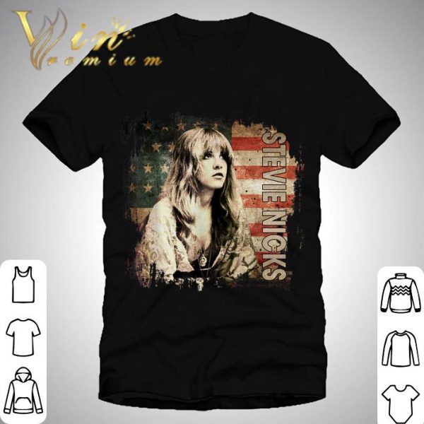 Premium Vintage Stevie Tees Nicks Gift Christmas Retro Flag American shirt