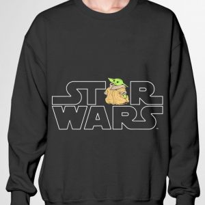 Hot Star Wars Logo and Baby Yoda The Child from The Mandalorian shirt 2