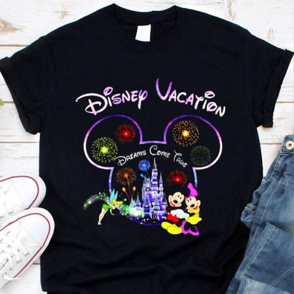 Mickey and Minnie Mouse Disney Vacation Dreams Come True shirt